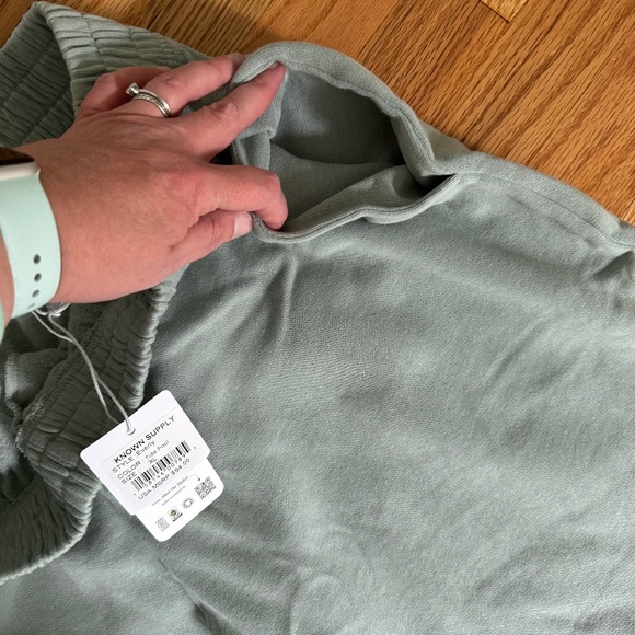 NWT Known Supply 100% Organic Cotton Everly Fleece Jogger Pants, XL fits XXL - Picture 6 of 10